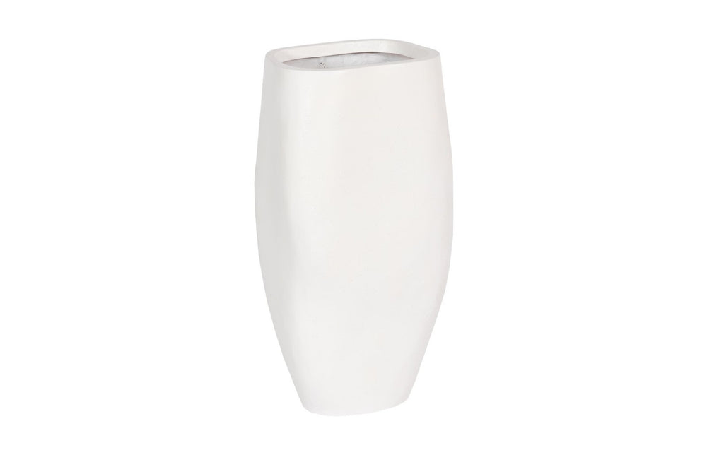 Phillips Collection Amorphous Planter - Modern Organic Design for Stylish Gardens, Patios, and Indoor Displays Large, White PH97029