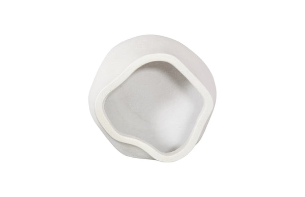 Phillips Collection Amorphous Planter - Modern Organic Design for Stylish Gardens, Patios, and Indoor Displays Small, White PH97030