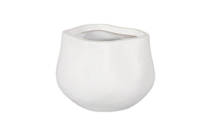 Phillips Collection Amorphous Planter - Modern Organic Design for Stylish Gardens, Patios, and Indoor Displays Small, White PH97030