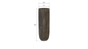 Phillips Collection Fluted Column Tall Resin Planter Handcrafted Aged Finish for Outdoor Terraces and Loggias PH97031