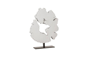 Phillips Collection Lava Slice Sculpture on Stainless Steel Stand - Bold Organic Accent for Modern Home Decor PH97069