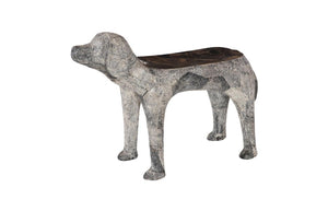 Phillips Collection Dog Sculptural Side Table with Iridescent Pen Shell Inlay for Eclectic Living Spaces PH97074