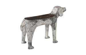 Phillips Collection Dog Sculptural Side Table with Iridescent Pen Shell Inlay for Eclectic Living Spaces PH97074