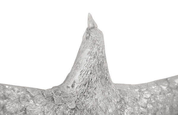 Phillips Collection Dove Wall Art, Elegant Metallic Birds For Dynamic Gallery Displays And Stunning Home Decor Silver Resin Ph97481