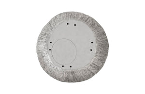 Phillips Collection Convergence Mirror: Artisan Gold-Leafed Wall Decor with Sculptural Design for Modern Interiors Resin, Silver Leaf PH97629