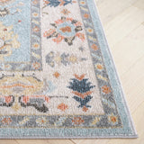 Safavieh Phoenix 562 Power Loomed Transitonal Rug Light Blue / Ivory Grey 9' x 12'