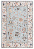 Safavieh Phoenix 562 Power Loomed Transitonal Rug Light Blue / Ivory Grey 9' x 12'