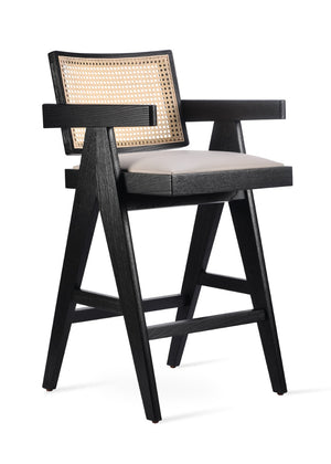 Soho Concept Pierre J. Arm Barstools & Counterstools - Solid Ash Frame, Soft Upholstery, 10-year Guarantee! Light Grey,Black,Ash  Soho-concept-dining-chair-09662
