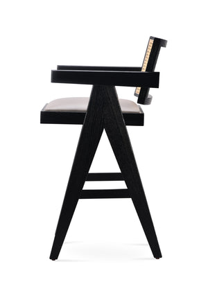 Soho Concept Pierre J. Arm Barstools & Counterstools - Solid Ash Frame, Soft Upholstery, 10-year Guarantee! Light Grey,Black,Ash  Soho-concept-dining-chair-09665