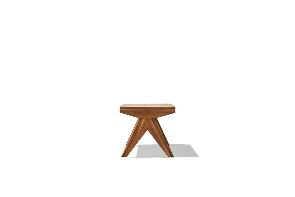 Soho Concept Pierre J. Bench - Durable Teak Frame With Stylish Natural Cane Seat, Perfect For Any Interior Space   Soho-concept-dining-chair-13855