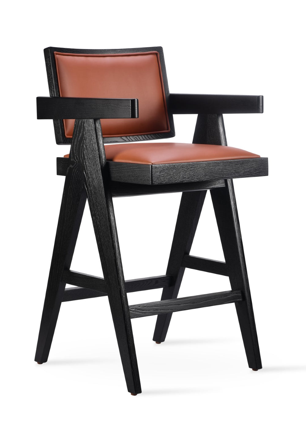 Soho Concept Pierre J. Arm Barstools & Counterstools - Solid Ash Frame, Soft Upholstery, 10-year Guarantee! Light Grey,Black,Ash  Soho-concept-dining-chair-09668