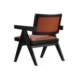 Soho Concept Pierre J. Arm Chair: Solid Ash Frame With Elegant Upholstery Options & 10-year Guarantee, H31.4" Ash,Black  Soho-concept-dining-chair-12342