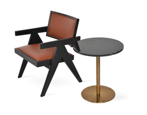 Soho Concept Pierre J. Arm Chair: Solid Ash Frame With Elegant Upholstery Options & 10-year Guarantee, H31.4" Ash,Black  Soho-concept-dining-chair-12345