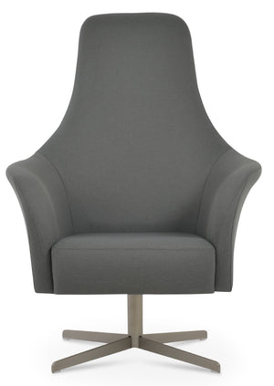 Soho Concept Avanos 4 Star Lounge Swivel Chair - Modern Comfort In Boucle, Velvet, Or Nubuck Fabrics, 10-year Guarantee Grey  Soho-concept-dining-chair-12360