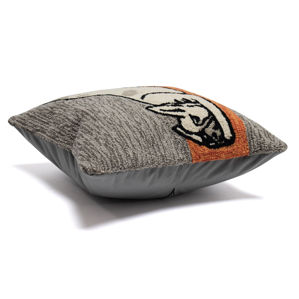 Trans Ocean Liora Manne Yoga Dogs Indoor/Outdoor Pillow – Fun 18" X 18" Decorative Accent For Pet Lovers! Grey Polyester,Acrylic 7fp8s148847