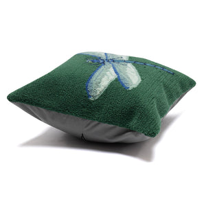Trans Ocean Liora Manne Frontporch Dragonfly Indoor/Outdoor Pillow - Stylish Contemporary Accent For Any Space Green Polyester,Acrylic 7fp8s455606