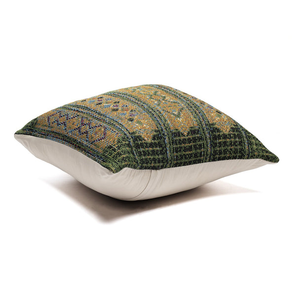 Trans Ocean Liora Manne Marina Tribal Stripe Indoor/Outdoor Pillow - Vibrant Geometric Accent For Any Space Green Polypropylene,Polyester 7mr8s805706