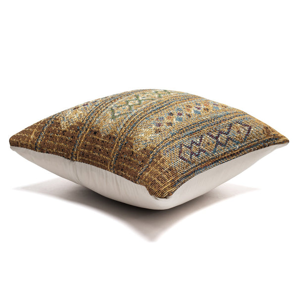 Trans Ocean Liora Manne Marina Tribal Stripe Indoor/Outdoor Pillow - Vibrant Geometric Accent For Any Space Gold Polypropylene,Polyester 7mr5s805709