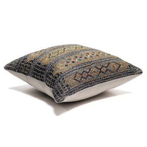 Trans Ocean Liora Manne Marina Tribal Stripe Indoor/Outdoor Pillow - Vibrant Geometric Accent For Any Space Black Polypropylene,Polyester 7mr5s805748