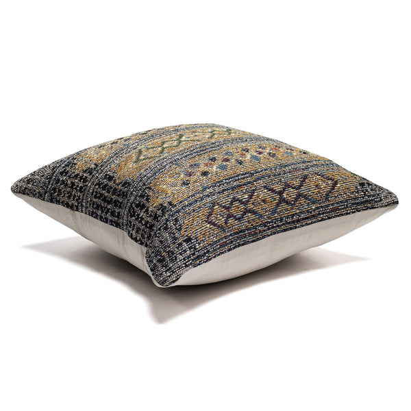 Trans Ocean Liora Manne Marina Tribal Stripe Indoor/Outdoor Pillow - Vibrant Geometric Accent For Any Space Black Polypropylene,Polyester 7mr5s805748