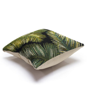 Trans Ocean Liora Manne Marina Palm Border Area Rug - Stylish Indoor/Outdoor Transitional Botanical Design Black Polypropylene,Polyester 7mr8s815148