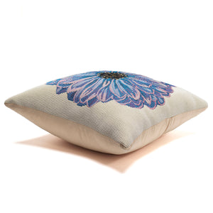Trans Ocean Liora Manne Marina Purple Flower Pillow - 18"X18" Indoor/Outdoor, Machine Washable & Stylish Decor Purple Polypropylene,Polyester 7mr8s973037