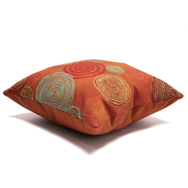 Trans Ocean Liora Manne Visions Iii Graffiti Swirl Indoor/Outdoor Pillow - Stunning Artful Accent For Any Space Red Polyester 7sc1s410924
