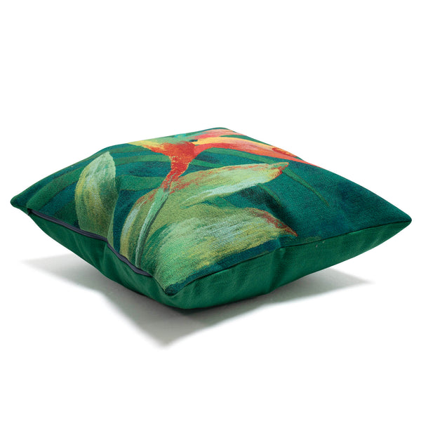 Trans Ocean Liora Handmade Exotic Bloom Pillow - Vibrant 20" X 20" Indoor/Outdoor Floral Accent For Tropical Vibes Green Polyester 7sd2s505906