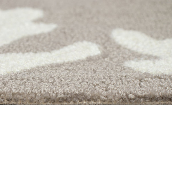 Trans Ocean Liora Manne Capri Coastal Indoor/Outdoor Area Rug - Vibrant Tropical Design For Any Space Silver Polyester,Acrylic Cap12162047