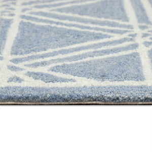Trans Ocean Liora Manne Capri Hex Indoor/Outdoor Durable Area Rug - Stylish Geometric Accent For Any Space Blue Polyester,Acrylic Cap46174103