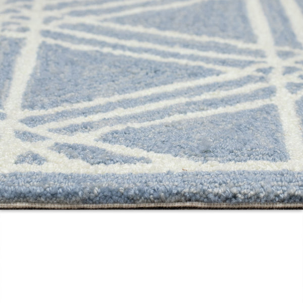 Trans Ocean Liora Manne Capri Hex Indoor/Outdoor Durable Area Rug - Stylish Geometric Accent For Any Space Blue Polyester,Acrylic Cap46174103