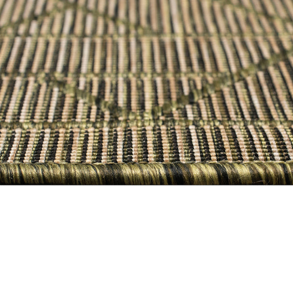 Trans Ocean Liora Manne Carmel Pyramid Indoor/Outdoor Area Rug - Contemporary Geometric Design For Stylish Spaces Green Polypropylene,Polyester Cre69849606