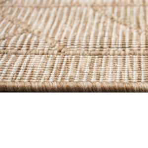 Trans Ocean Liora Manne Carmel Pyramid Indoor/Outdoor Area Rug - Contemporary Geometric Design For Stylish Spaces Beige Polypropylene,Polyester Crer5849612