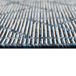 Trans Ocean Liora Manne Carmel Pyramid Indoor/Outdoor Area Rug - Contemporary Geometric Design For Stylish Spaces Navy Polypropylene,Polyester Cre58849633