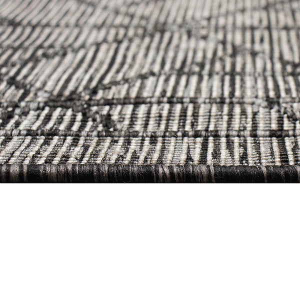 Trans Ocean Liora Manne Carmel Pyramid Indoor/Outdoor Area Rug - Contemporary Geometric Design For Stylish Spaces Black Polypropylene,Polyester Cre45849648