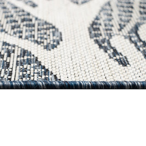 Trans Ocean Liora Manne Carmel Reef Border Indoor/Outdoor Area Rug - Elegant Coastal Design For Any Space Navy Polypropylene,Polyester Crer5849833