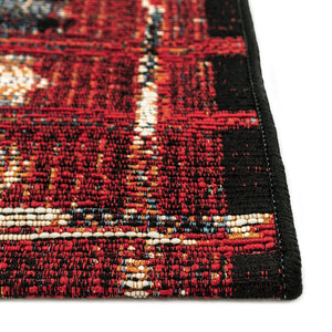 Trans Ocean Liora Manne Esencia Tribal Stripe Indoor/Outdoor Mat - Vibrant Southwestern Design For Any Space Red Polypropylene,Polyester Ecn34805724