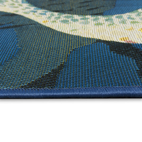 Trans Ocean Liora Manne Esencia Mermaids Are Real Indoor/Outdoor Mat - Whimsical Coastal Charm For Any Space Blue Polypropylene,Polyester Ecn23958204