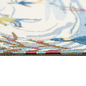 Trans Ocean Liora Manne Esencia Gone Skating Indoor/Outdoor Mat - Whimsical Winter Fun With Colorful Skaters Blue Polypropylene,Polyester Ecn34964703