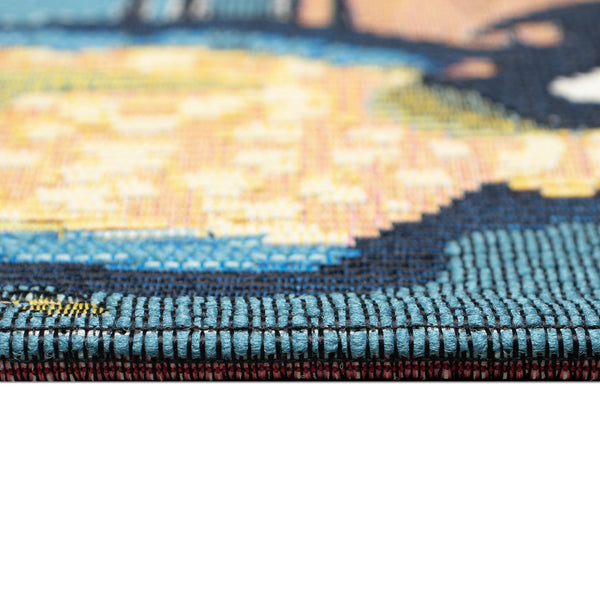 Trans Ocean Liora Esencia Indoor/Outdoor Non-slip Mat With Whimsical Summer Signs For Beach Vibes And Fun Multi Polypropylene,Polyester Ecnr5966144