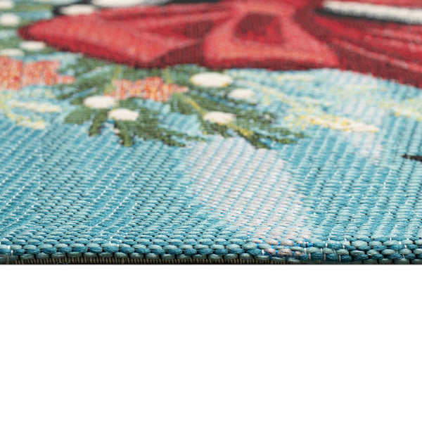 Trans Ocean Liora Manne Esencia Seas And Greetings Indoor/Outdoor Mat With Nautical Charm And Style Blue Polypropylene,Polyester Ecn34972004