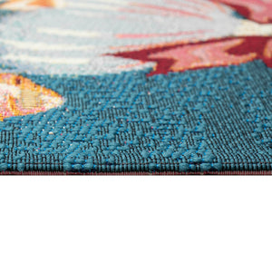 Trans Ocean Liora Manne Esencia Sea Gem Ornaments Indoor/Outdoor Non-slip Mat For A Coastal Living Vibe Blue Polypropylene,Polyester Ecn23972304