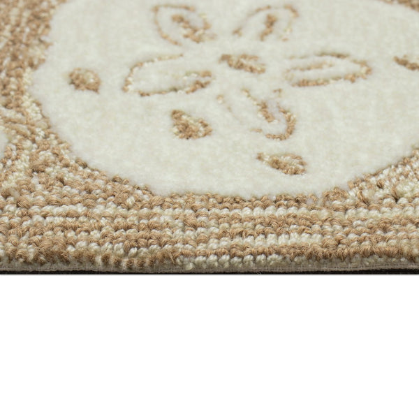 Trans Ocean Liora Manne Frontporch Shell Toss Indoor/Outdoor Pillow - Coastal Chic Accent For Any Space Natural Polyester,Acrylic Ftp34140822