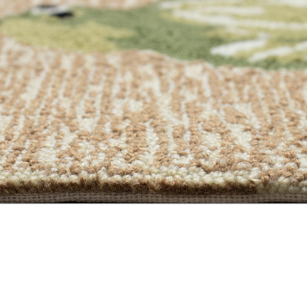 Trans Ocean Liora Manne Frontporch Birds Indoor/Outdoor Area Rug - Beautifully Crafted For Transitional Spaces Natural Polyester,Acrylic Ftp23445712