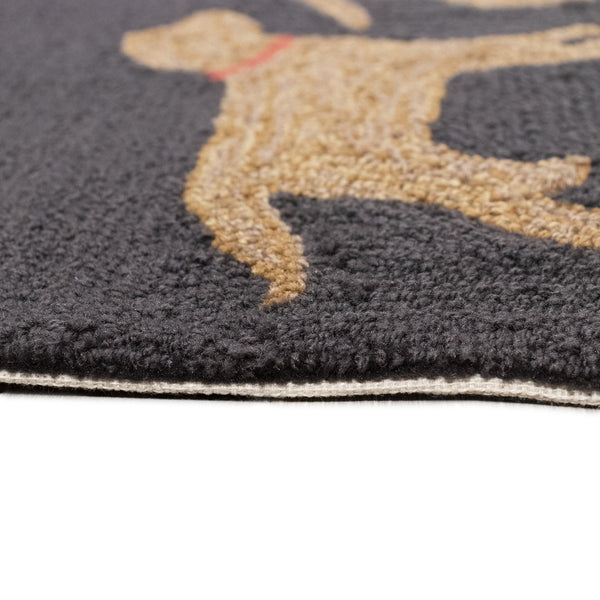 Trans Ocean Liora Manne Frontporch Indoor/Outdoor Rug - Charming Yellow Labs Design Perfect For Pet Lovers Grey Polyester,Acrylic Ftpr5457547