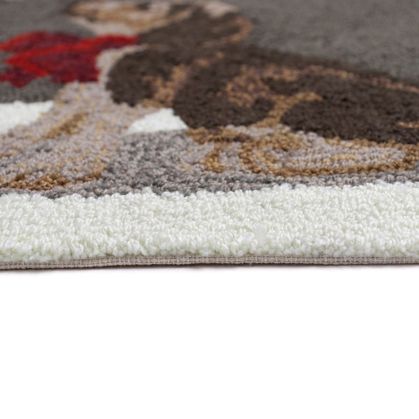 Trans Ocean Liora Manne Frontporch Good Dog Indoor/Outdoor Mat - Whimsical Holiday Design For Pet Lovers Grey Polyester,Acrylic Ftp34458647