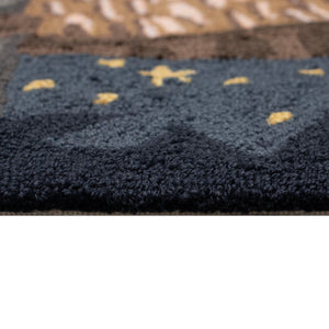 Trans Ocean Liora Manne Frontporch Owl Family Indoor/Outdoor Mat – Cozy Graphic Rug With Charming Night Scene Navy Polyester,Acrylic Ftp23467333
