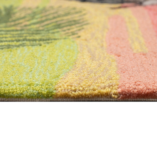 Trans Ocean Liora Manne Frontporch Pelican Indoor/Outdoor Mat - Stunning Tropical Design To Enhance Your Space Orange Polyester,Acrylic Ftp34471218