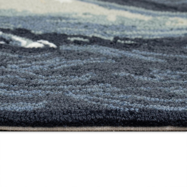 Trans Ocean Liora Manne Frontporch Whale Indoor/Outdoor Mat - Stunning Coastal Design For Modern Spaces Blue Polyester,Acrylic Ftp12471804