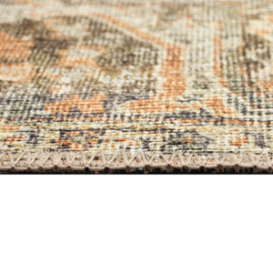 Trans Ocean Liora Manne Inspirations Heriz Indoor Area Rug - Distressed Medallion Design For Elegant Spaces Brown Polyester Isp94111219